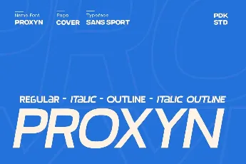 Proxyn DEMO font