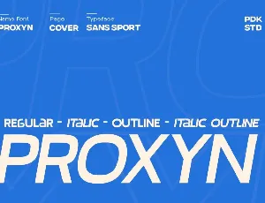 Proxyn DEMO font