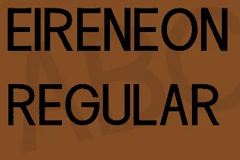 Eireneon font