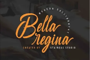 Bella Regina Calligraphy font