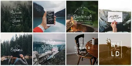 Bushcraft Script Free Download font