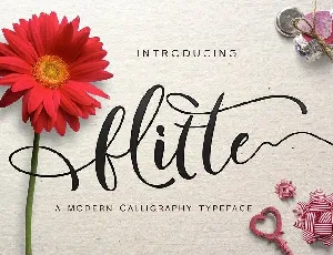 Flitte Script font