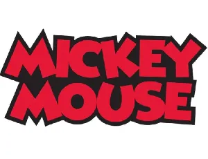 Mickey Free font