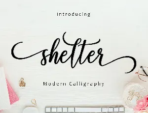 shelter font