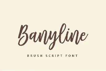 Banyline font