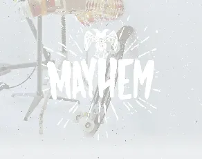 MAYHEM font