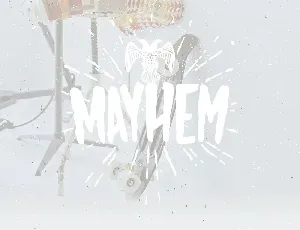 MAYHEM font