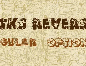 VTKS REVERSO font