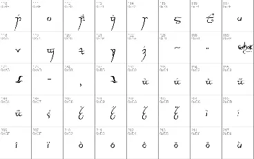 Elvish Ring NFI font