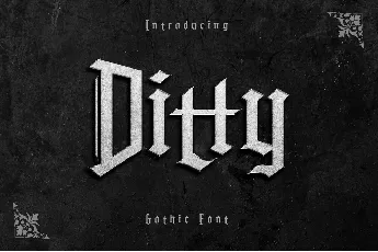 Ditty font