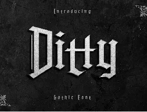 Ditty font