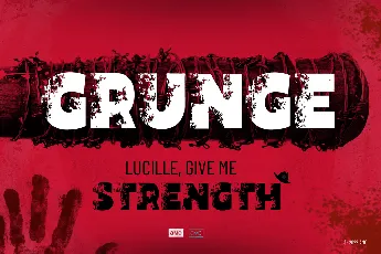 Grunge font