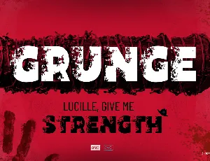 Grunge font