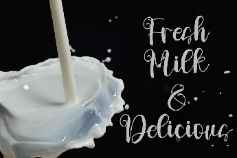 Milkshake font