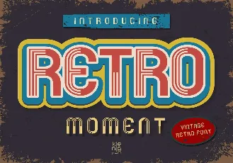 Retro Moment font