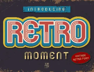 Retro Moment font