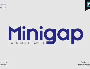 Minigap font