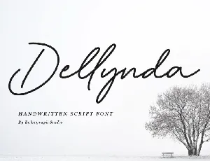 Dellynda font