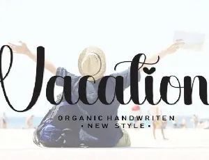 Vacation Typeface font