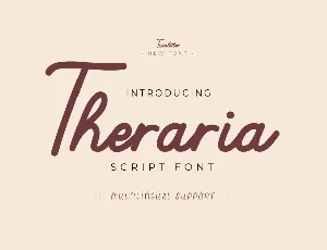 Theraria Trial font