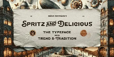 Spritz And Delicious font