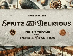Spritz And Delicious font