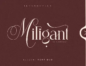 Miligant font