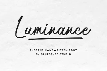 Luminance font