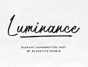 Luminance font