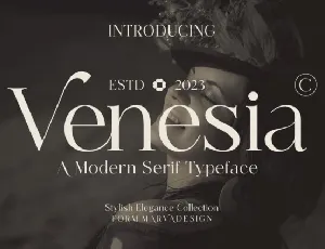 Venesia font