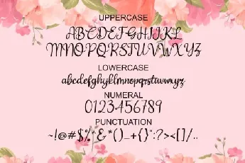 Love and Heart Calligraphy font