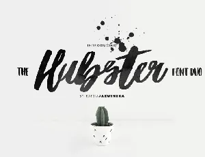 Hubster Script Free font