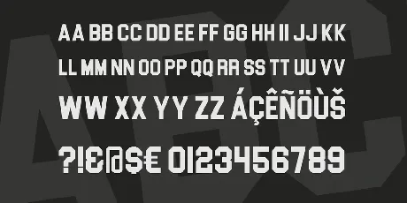 Blockletter font