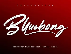 Blluebong font