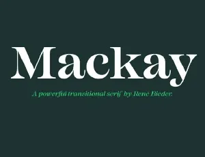 Mackay font