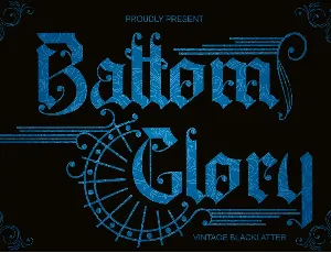 Battom Glory font