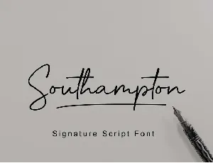 Southampton font