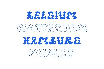 Pleatures Demo font