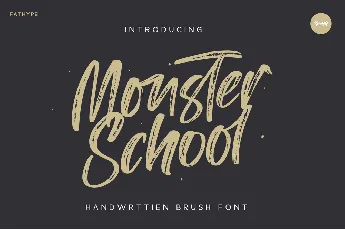 Monster School font