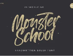 Monster School font