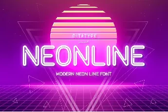 Neonline font