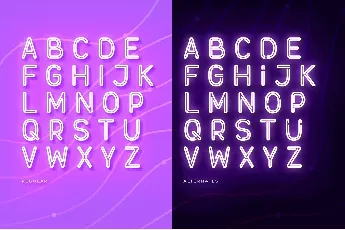 Neonline font