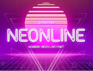 Neonline font