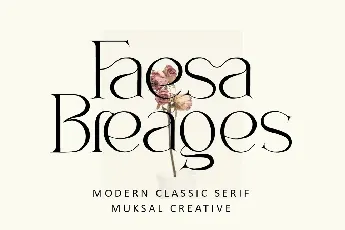 Faesa Breages font