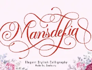 Mansdefia font