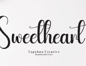 Sweetheart font