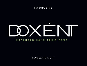 Doxent font