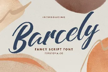 Barcely Fancy Script font