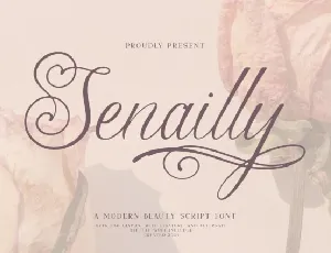 Senailly font