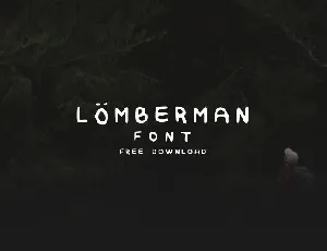 Lumberman Free font